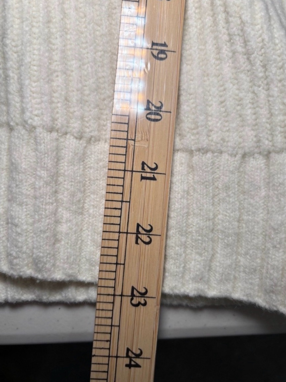 Talbots Ivory Ribbed Button-Placket Sweater - Picture 8 of 8